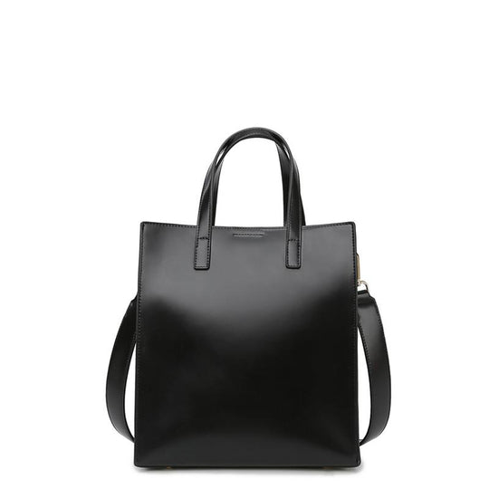 Bolso de cuero ligeramente estructurado - Esencial minimalista María