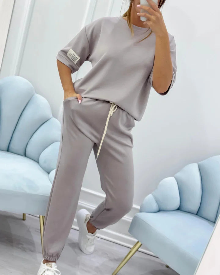 Elliora - Elegante conjunto informal de dos piezas