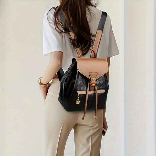 Mochila vintage Åsa con cremallera