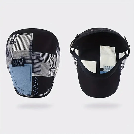 Kolton - gorra informal y elegante con diseño patchwork