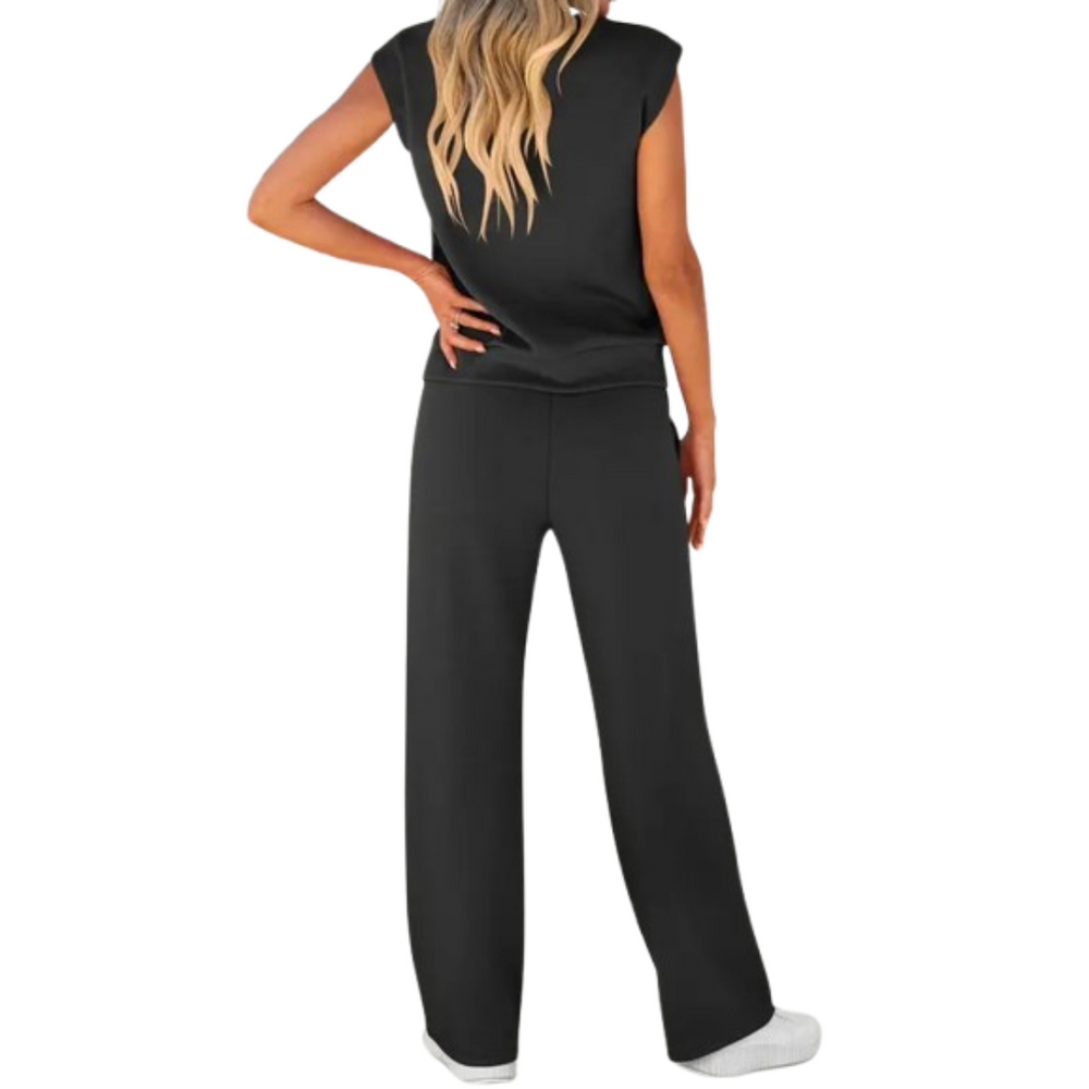 Floriana - Elegante conjunto informal de dos piezas