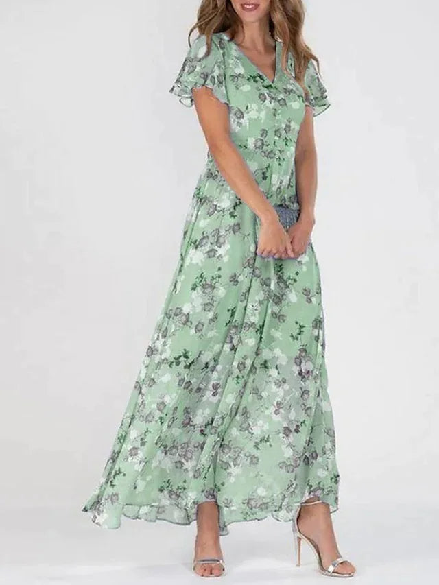 Aleira - Vestido maxi casual elegante