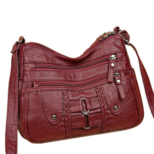Bolso de hombro decorado con María nitaritega | Bolso de hombro a prueba de robos