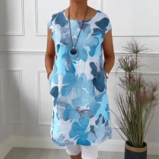 Raelynn - Vestido floral elegante y casual