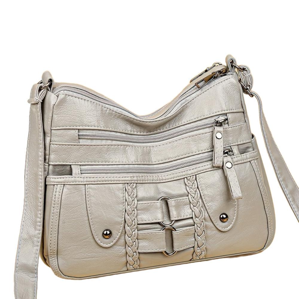Bolso de hombro decorado con María nitaritega | Bolso de hombro a prueba de robos