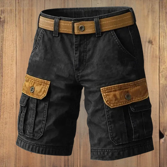 Kenji - pantalones cortos cargo casuales y elegantes