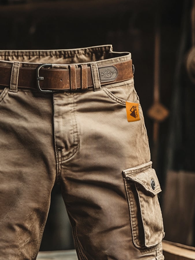 Ronan - pantalones cortos cargo elegantes y casuales