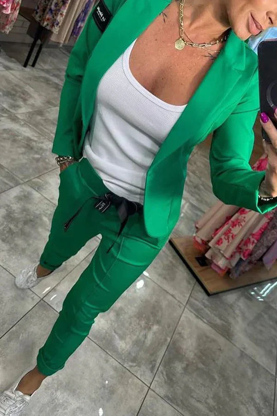 Devora - Conjunto de dos piezas casual elegante