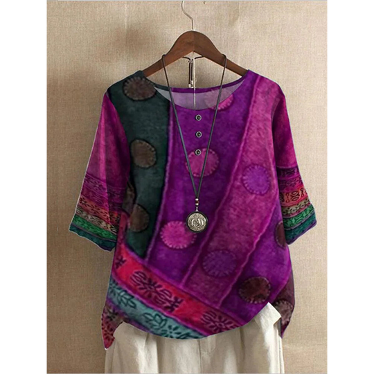 Taelyn - Blusa bohemia elegante y casual