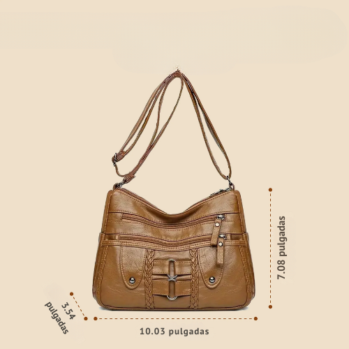 Bolso de hombro decorado con María nitaritega | Bolso de hombro a prueba de robos