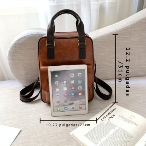 Bolso de hombro vintage natale estilo británico