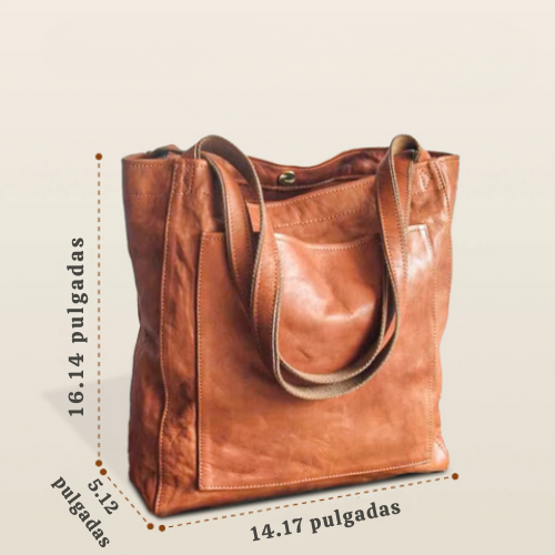 Estilo moderno de Annika | Bolso de piel elegante