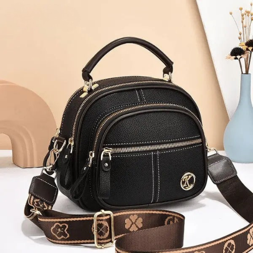 Bolso de hombro elegante de piel auténtica Kerstini
