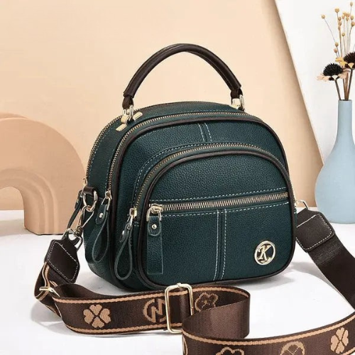 Bolso de hombro elegante de piel auténtica Kerstini