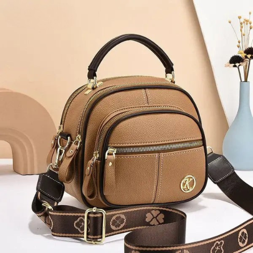 Bolso de hombro elegante de piel auténtica Kerstini