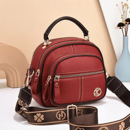 Bolso de hombro elegante de piel auténtica Kerstini