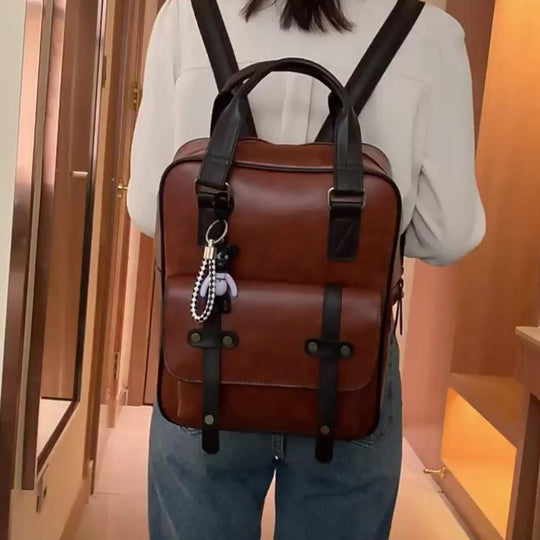 Bolso de hombro vintage natale estilo británico
