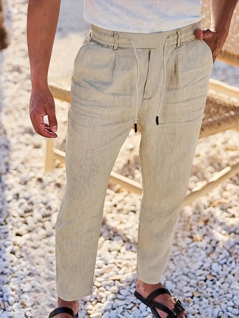 Daxon - Pantalones casuales elegantes