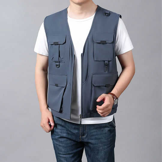 Kyler - Chaleco cargo informal y elegante