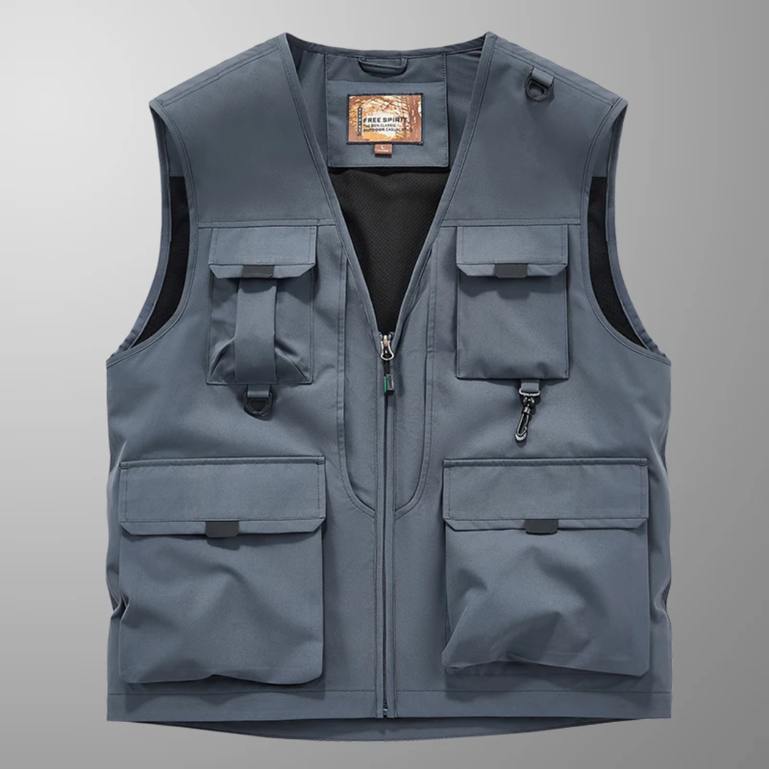 Kyler - Chaleco cargo informal y elegante