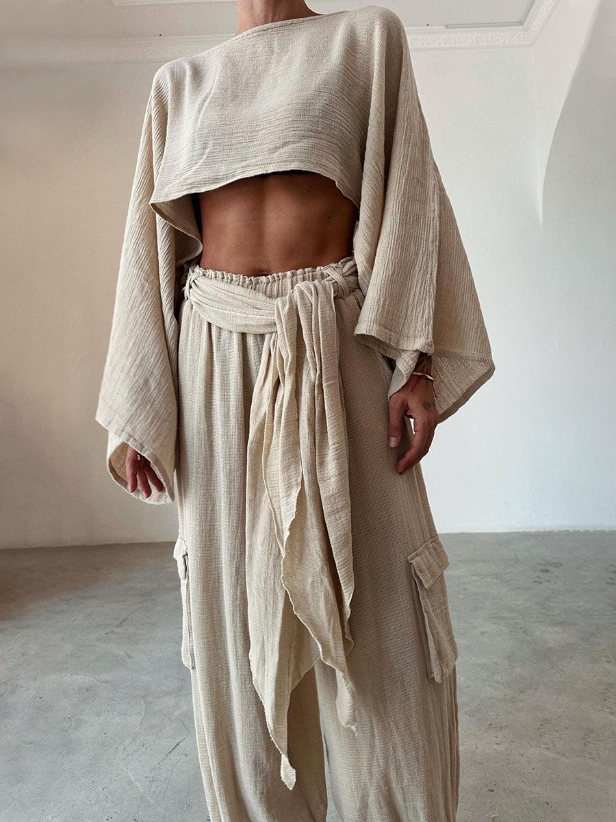 Galianna - Conjunto de dos piezas casual con estilo