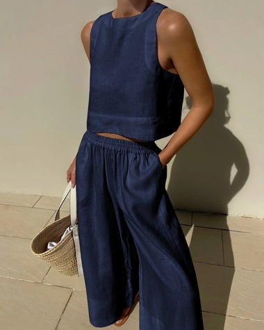 Maika - Elegante conjunto informal de dos piezas