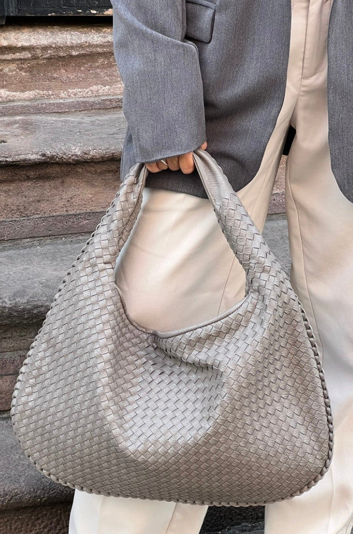 Valentina | Bolsa Tote Kootud Punane
