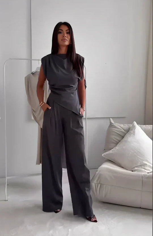 Junia - Elegante conjunto informal de dos piezas