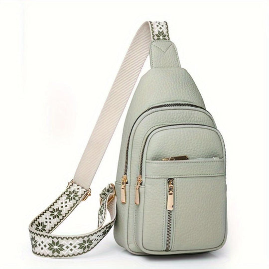 Serena Vintage Flamboyante | Corpiño de PU de cuero artificial multicolor