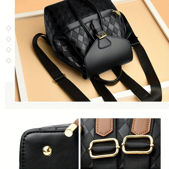 Mochila vintage Åsa con cremallera