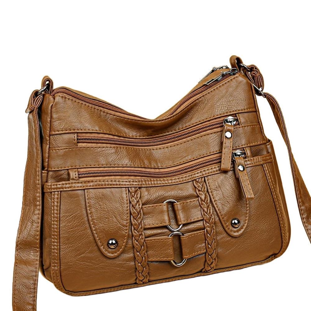 Bolso de hombro decorado con María nitaritega | Bolso de hombro a prueba de robos