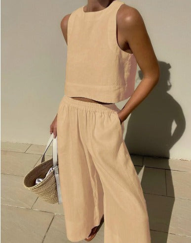 Maika - Elegante conjunto informal de dos piezas