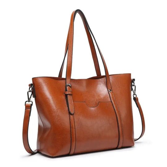 Bolso de hombro de lujo de imitación cuero de Anna