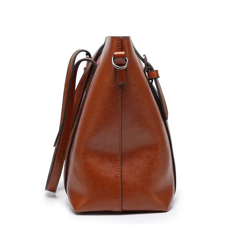 Bolso de hombro de lujo de imitación cuero de Anna