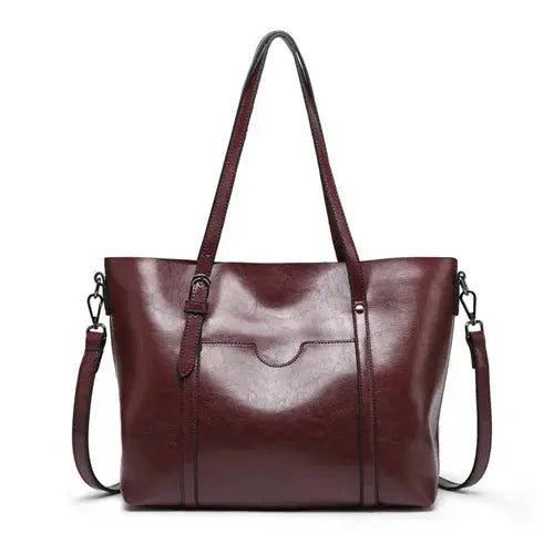 Bolso de hombro de lujo de imitación cuero de Anna