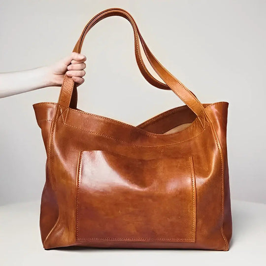 Võlu | Bolso de hombro de cuero vintage