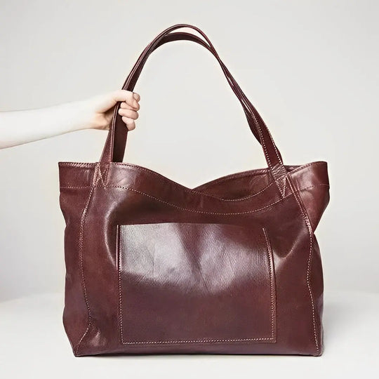 Võlu | Bolso de hombro de cuero vintage