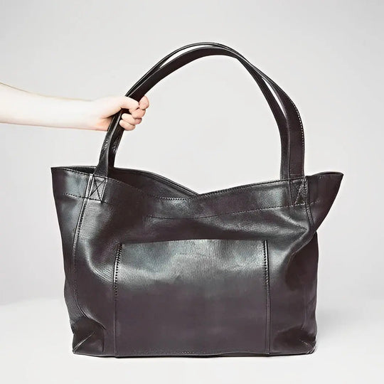 Võlu | Bolso de hombro de cuero vintage