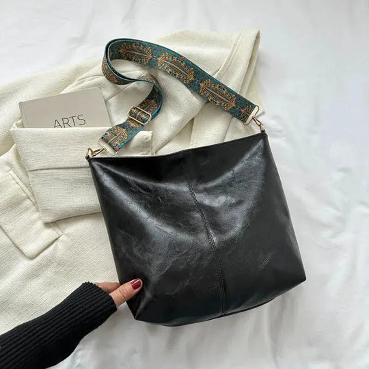 Kristina Vintage Encantamiento | Bolso de Hombro de Cuero