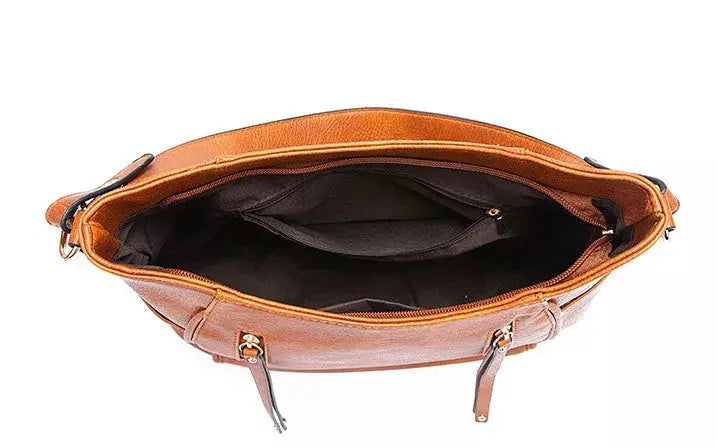 Dagny tiempo definitivo elegancia | Bolso de cuero vintage