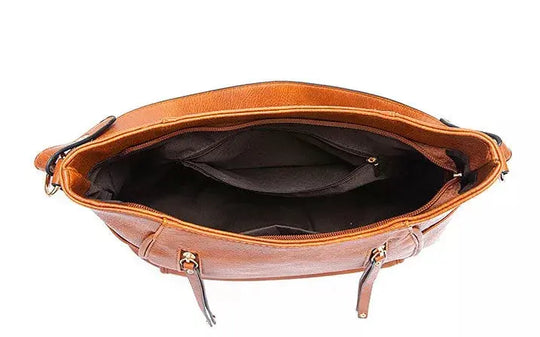 Dagny tiempo definitivo elegancia | Bolso de cuero vintage