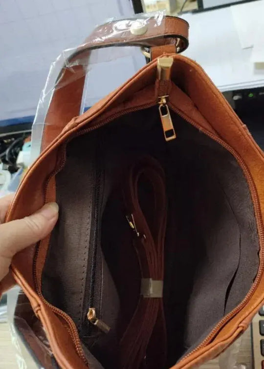 Dagny tiempo definitivo elegancia | Bolso de cuero vintage