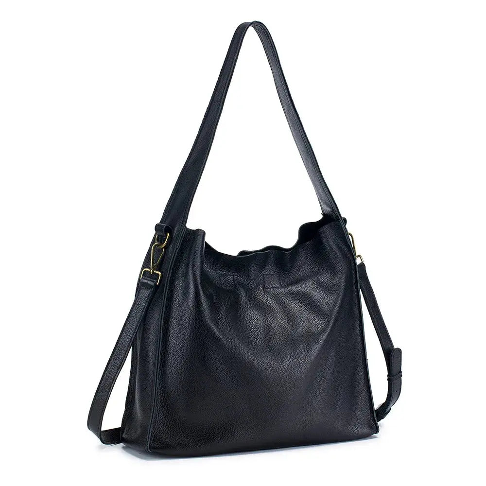 Bolso de mano elegante María ajustado | Bolso de cuero auténtico