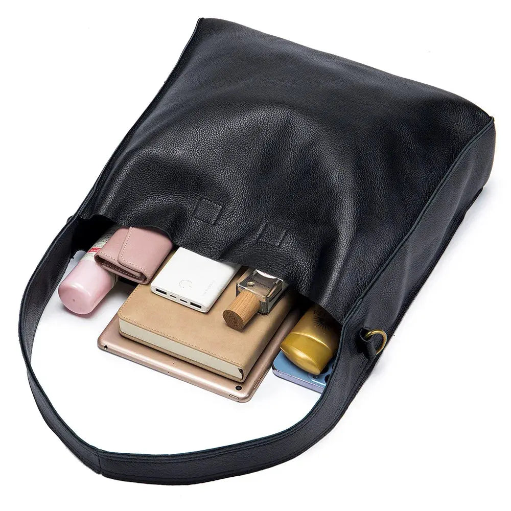 Bolso de mano elegante María ajustado | Bolso de cuero auténtico