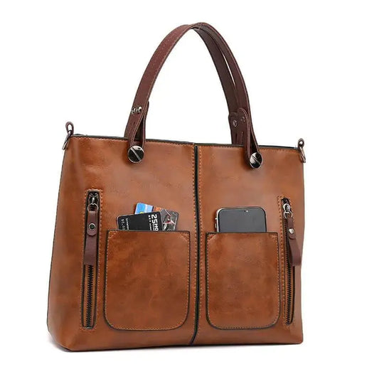 Elegante mochila antigua de Britta