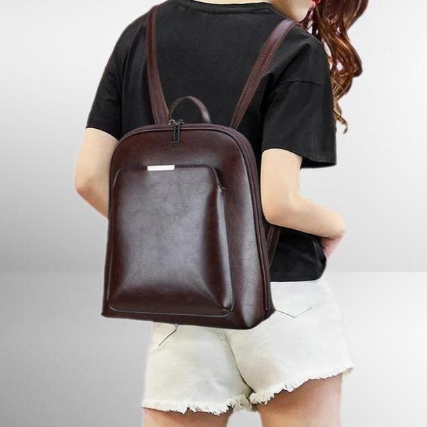 Mochila clásica con doble cremallera - Diseño elegante