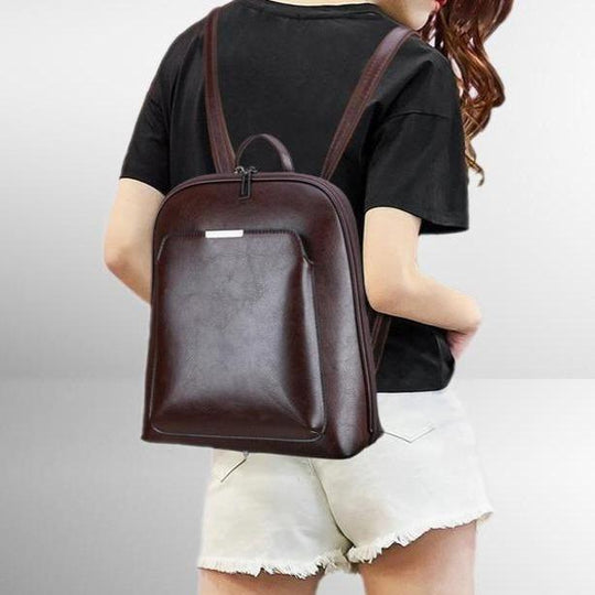 Mochila clásica con doble cremallera - Diseño elegante