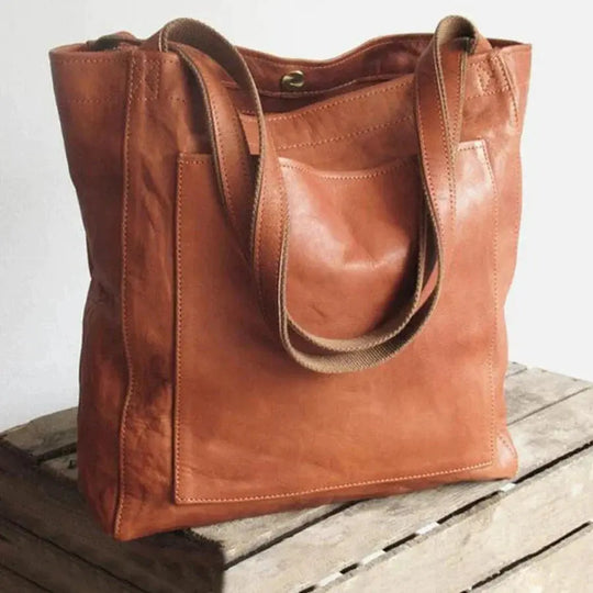 Estilo moderno de Annika | Bolso de piel elegante