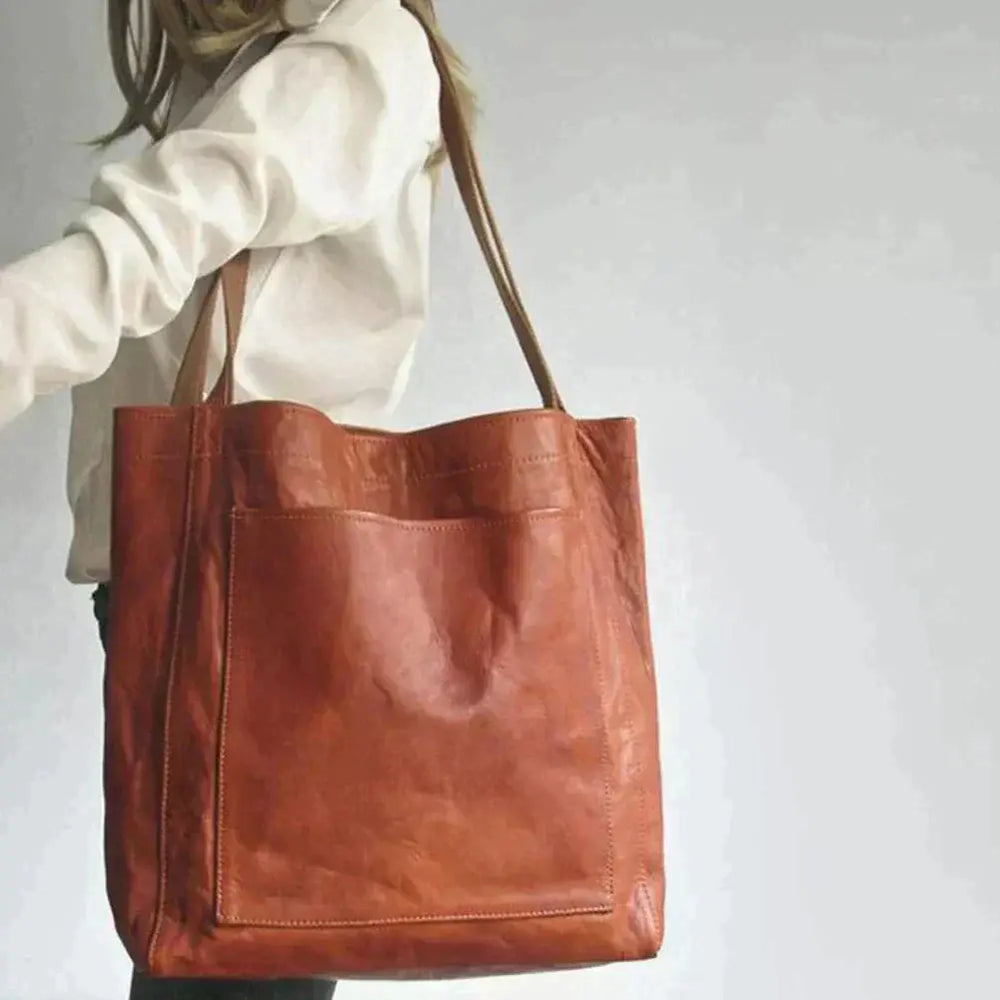 Estilo moderno de Annika | Bolso de piel elegante