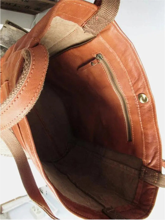 Estilo moderno de Annika | Bolso de piel elegante